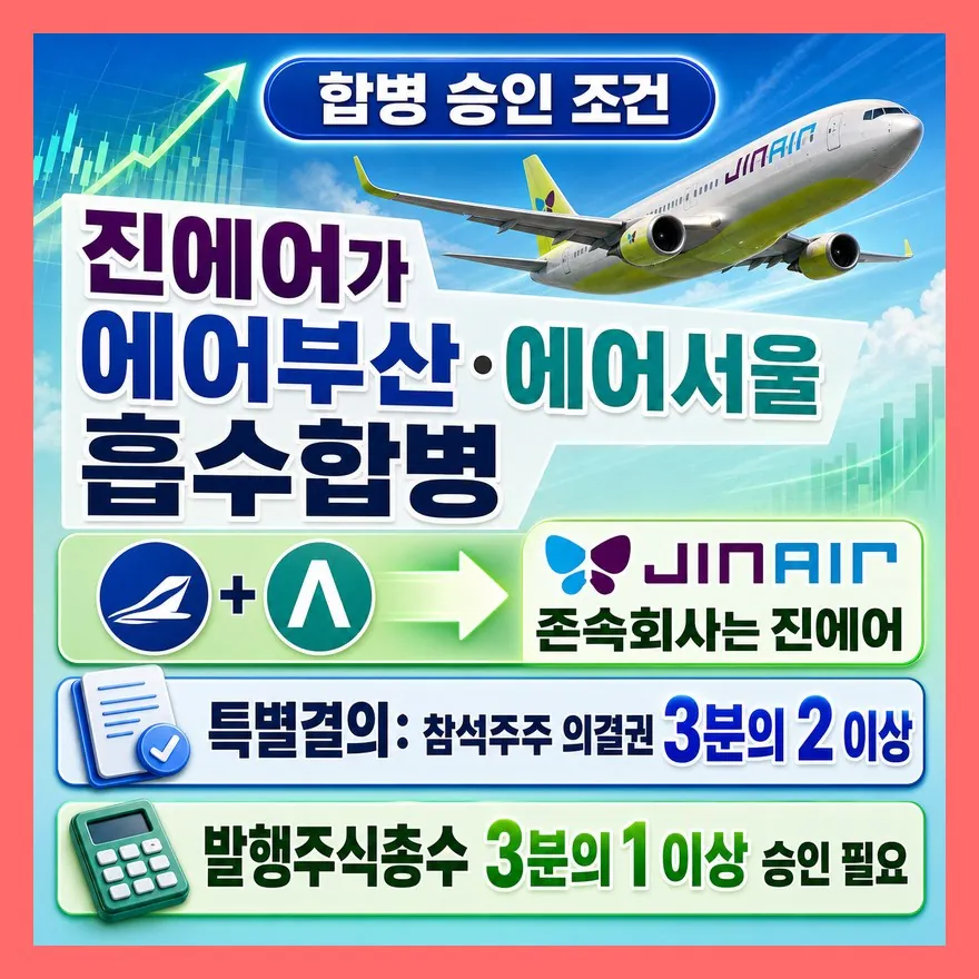 합병 자체도 주총 문턱이 있습니다
