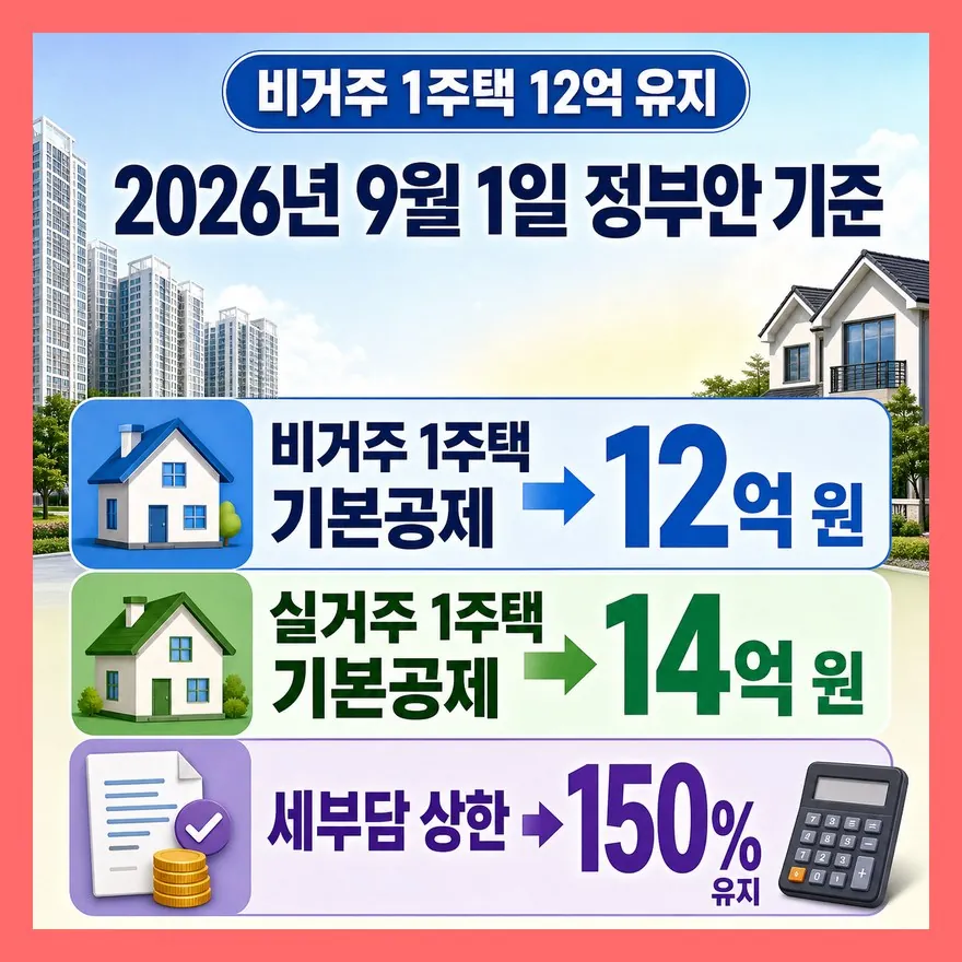 12억 유지, 그래도 계산은 해야 합니다