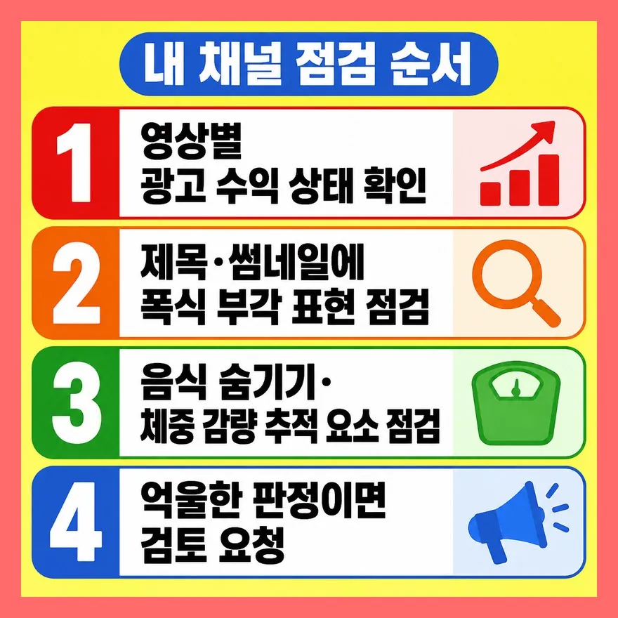 지금 내 채널에서 점검할 것