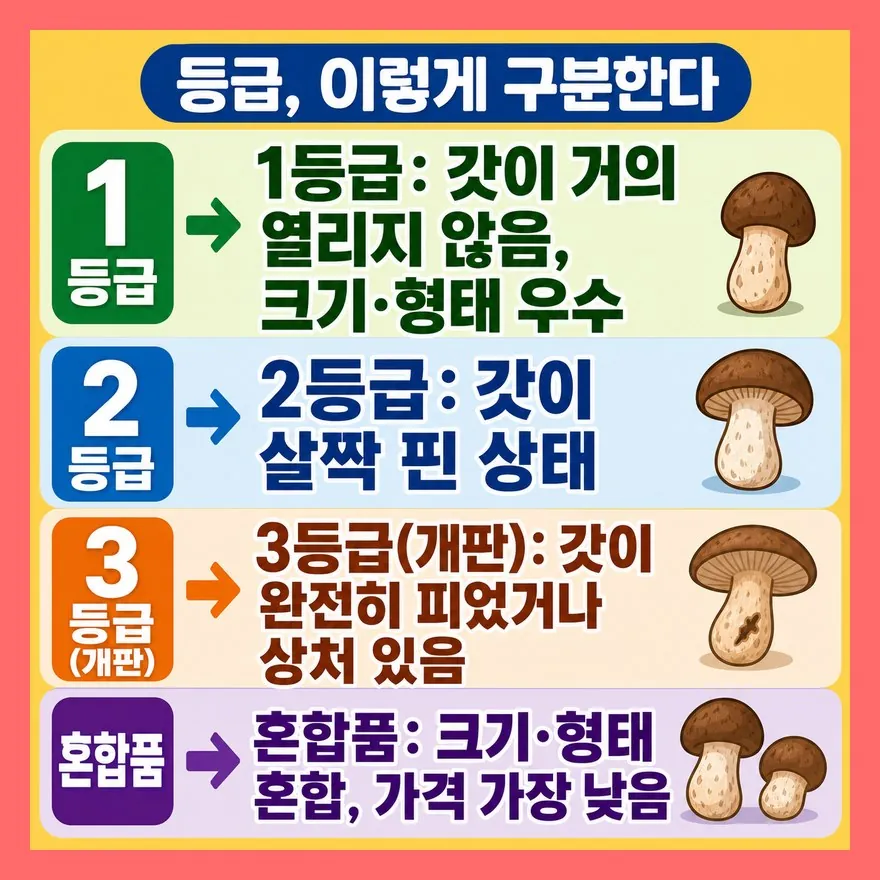 갓만 보면 안 된다 — 등급 판별 기준 완전 해설