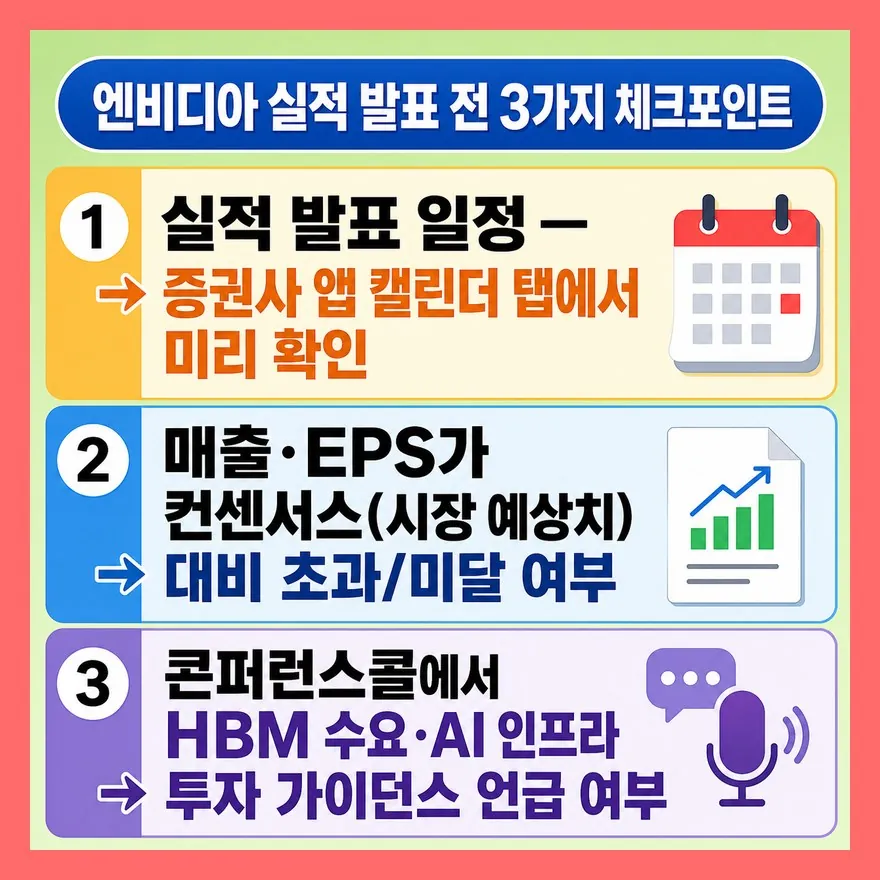 엔비디아 실적 전에 이것만 확인하세요