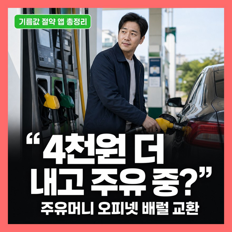 기름값 싼 곳 찾는 방법 총정리, 주유머니 앱 오피넷 연동·배럴 적립·주유권 교환