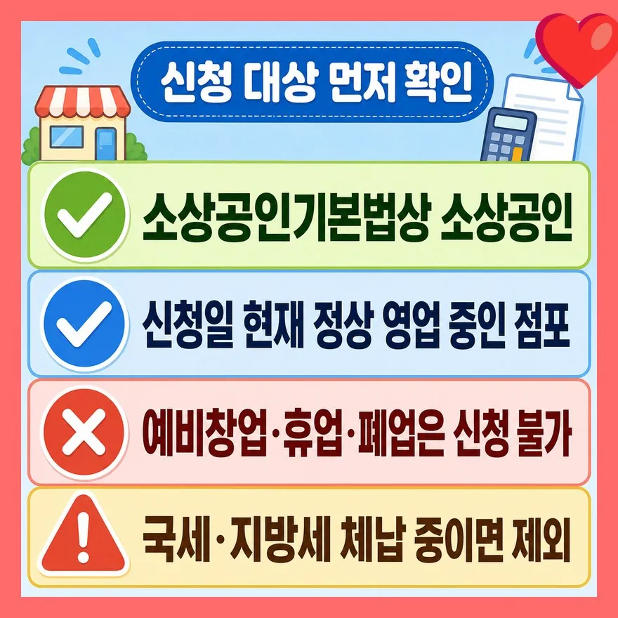 신청 전 핵심은 기간보다 ‘내 유형’입니다