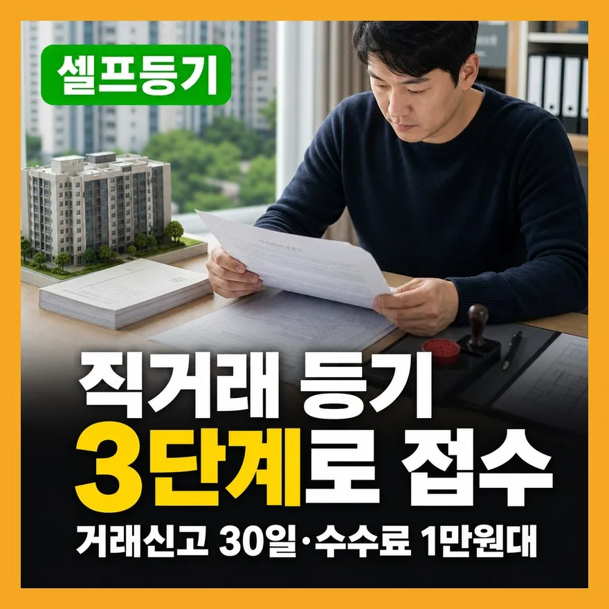 부동산 직거래 셀프 등기 보정 피하는 법: 접수 전 실수 체크포인트