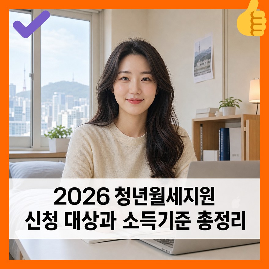 2026 청년월세지원 신청 대상과 소득기준 총정리