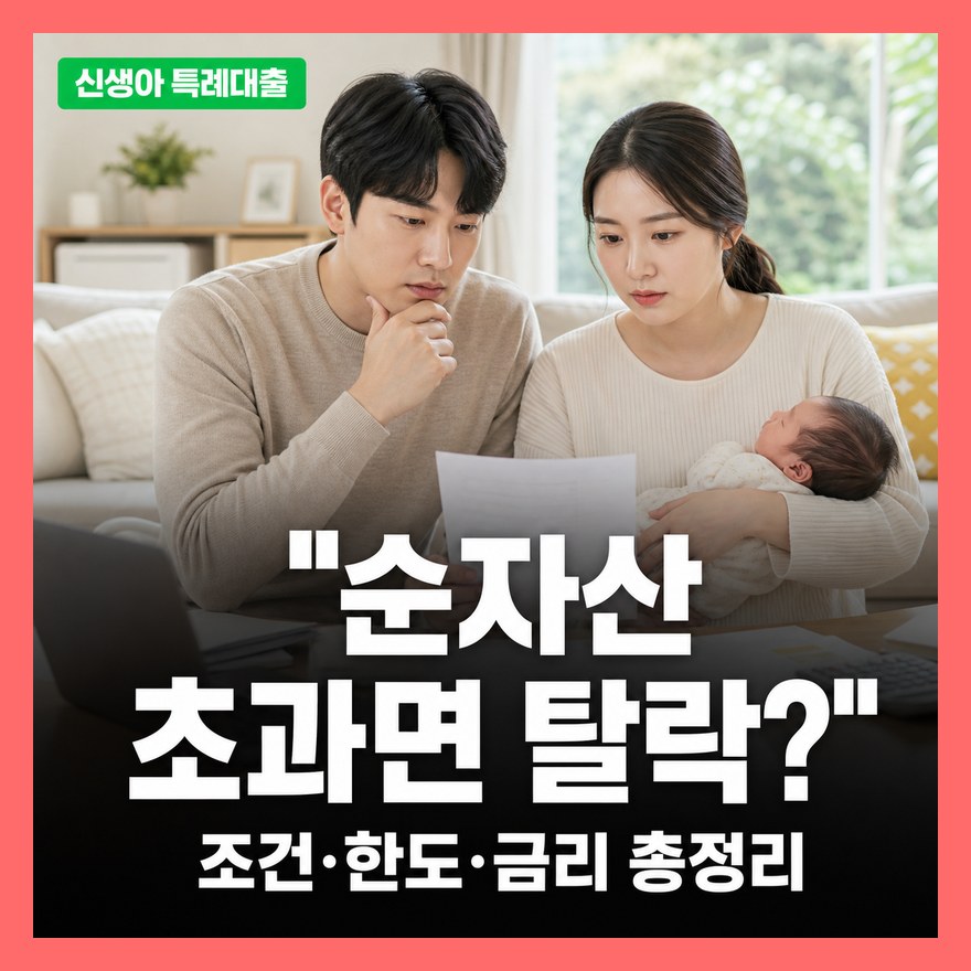 신생아 특례대출 조건·금리·한도 총정리, 대환·전세·매매 가능한 은행과 기간은?