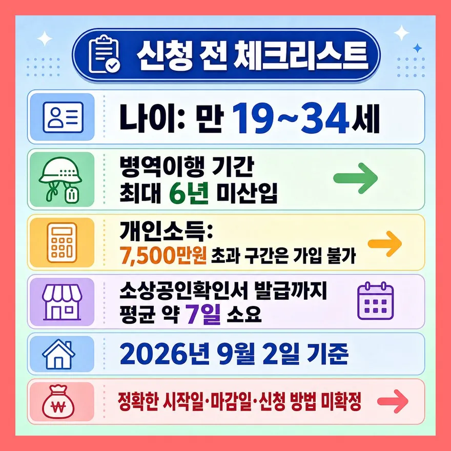 2차 신청 전, 나이·소득·가구원 확인을 먼저 끝내야 한다