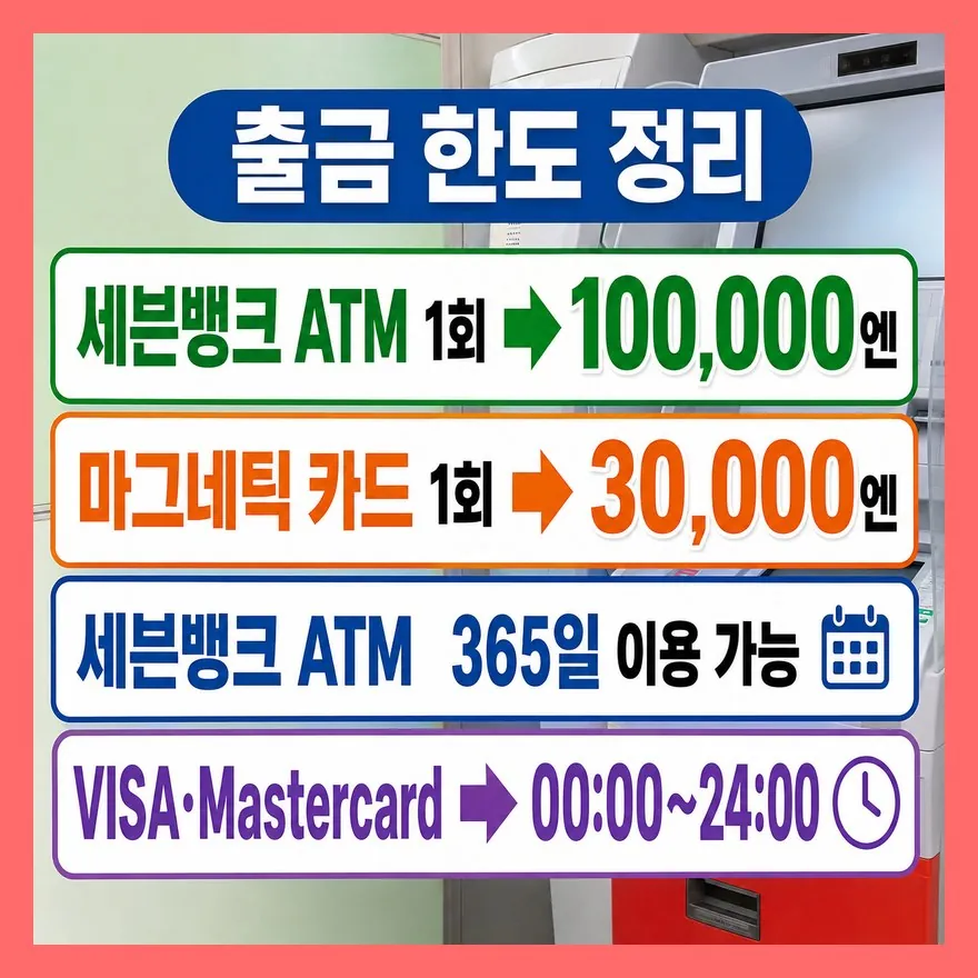 한도와 수수료는 이렇게만 기억하세요