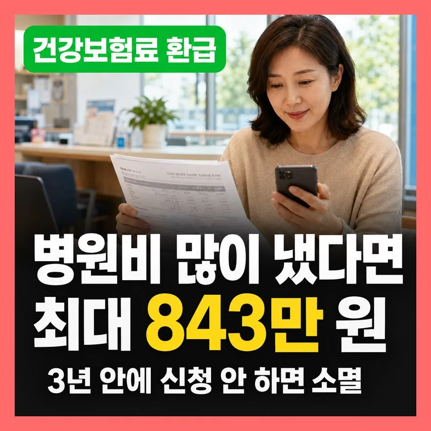 건강보험료 환급 5가지 유형, 이중납부·상한제 신청 총정리