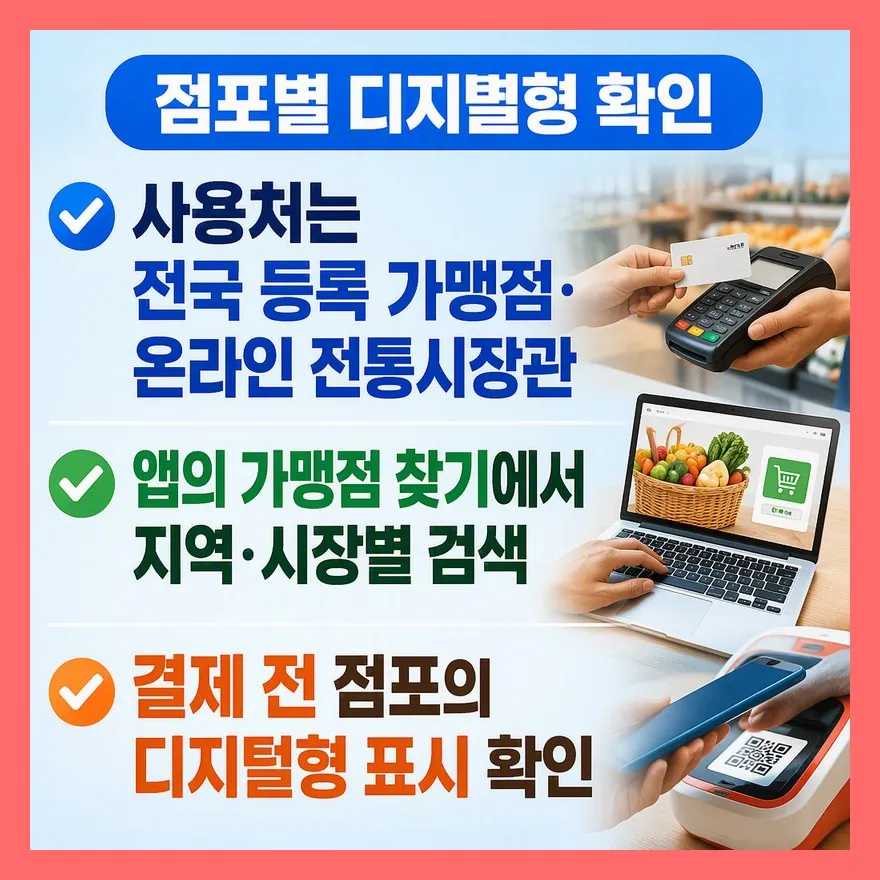 시장 이름보다 ‘디지털형’ 표시를 확인하세요