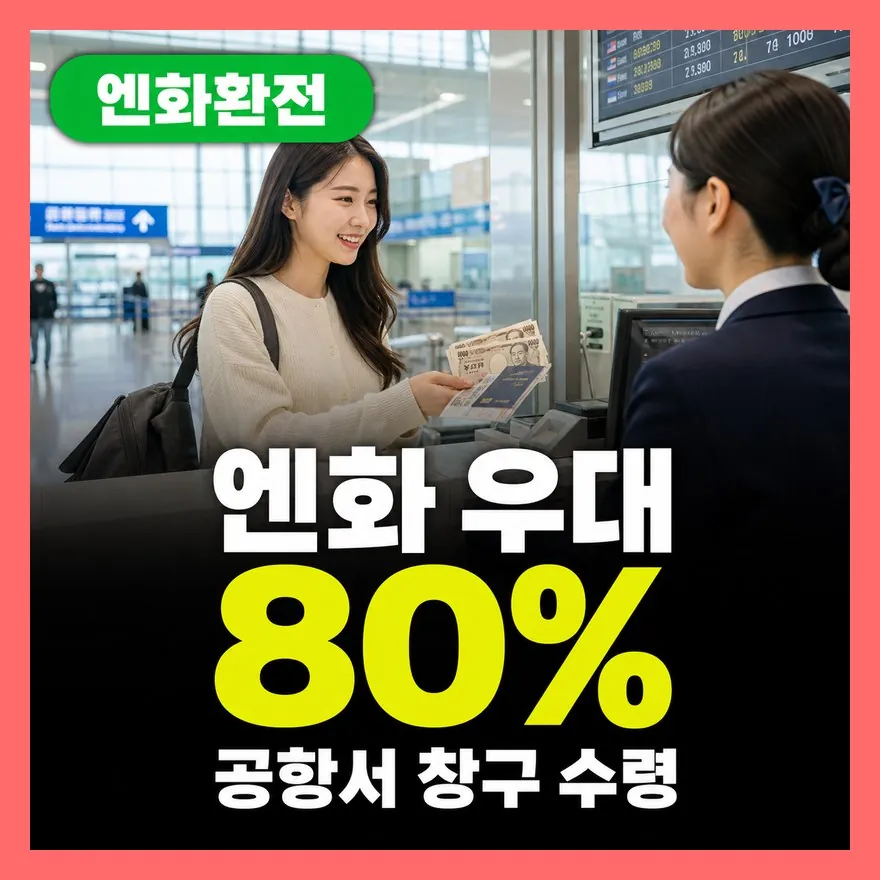 엔화 환전 국민은행 인천공항 제1·2터미널 위치·시간 준비물 체크리스트