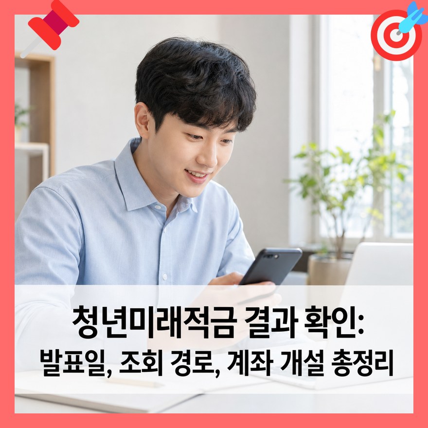 청년미래적금 결과 확인: 발표일, 조회 경로, 계좌 개설 총정리