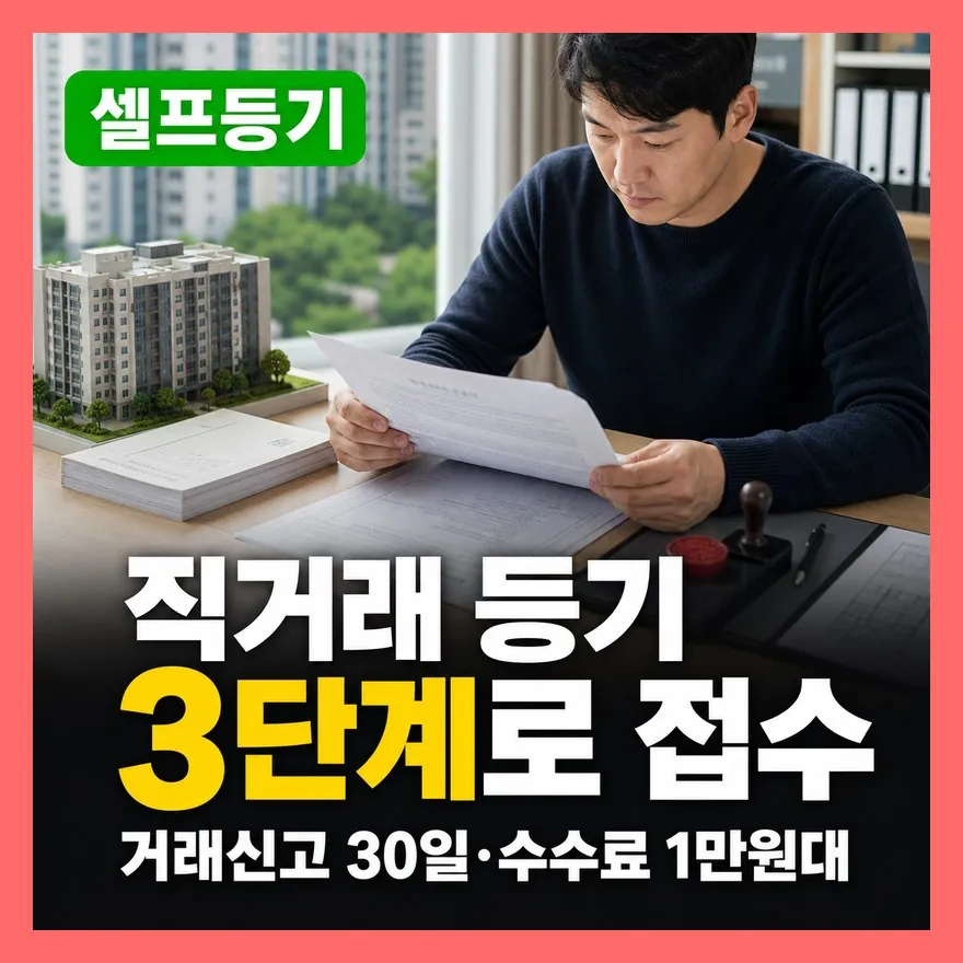 부동산 직거래 셀프 등기 절차, 서류 검토 체크리스트와 주의점