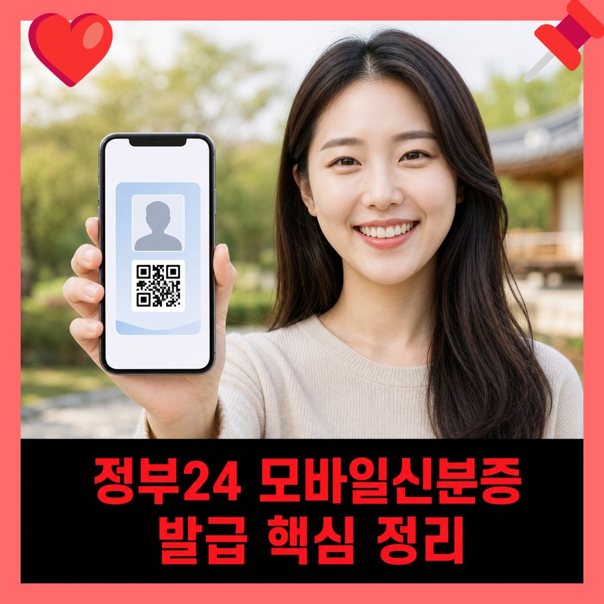 정부24 모바일신분증 발급 전 확인할 조건과 비용, 사용처까지 한방에 알아보기