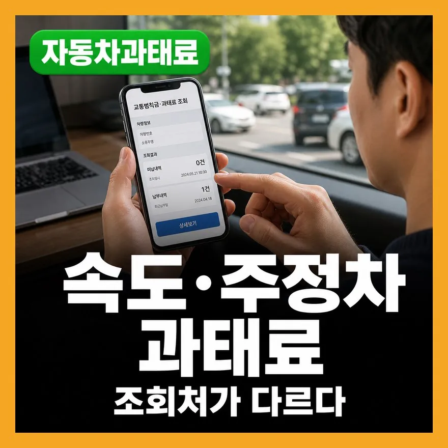 자동차 과태료 온라인 조회 방법 총정리 (+ 교통민원24, 위택스)