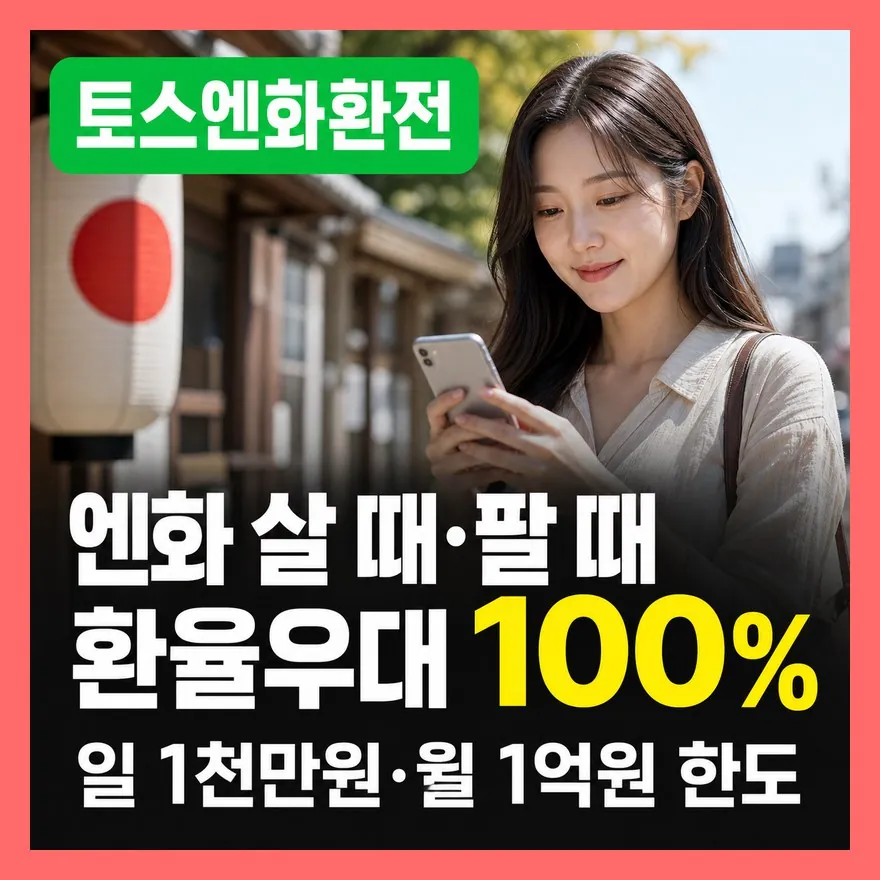 토스 엔화 환전 방법, 외화통장 개설 조건·환율우대 총정리